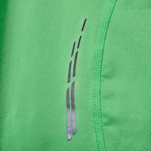Like New! Worn ONCE - XS Gap Fit Quarter-Zip Pullover, Neon Green - Athletic Fit - Picture 9 of 11